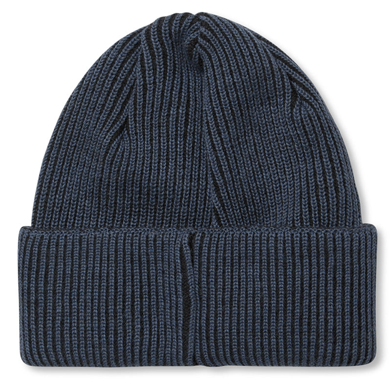 Polar Lines Merino Beanie Grey Blue