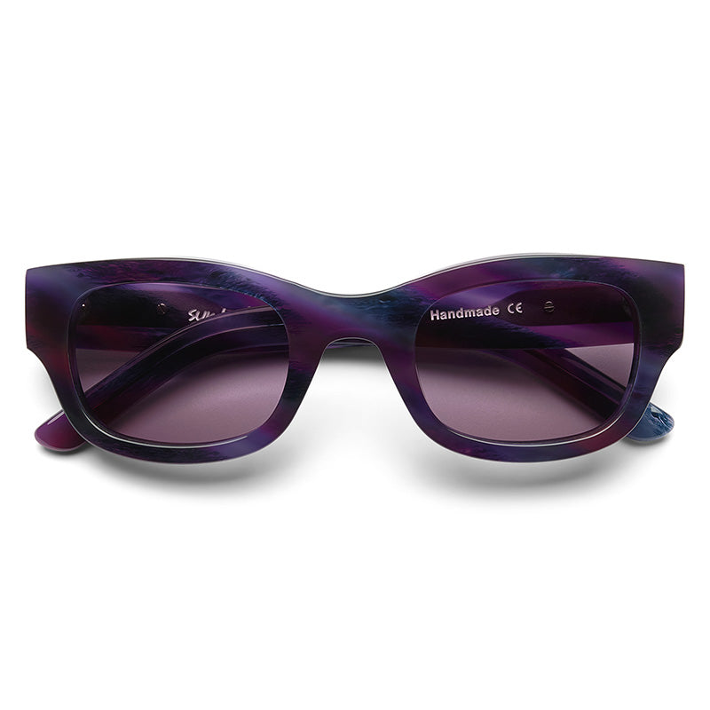 Lubna Sunglasses Purple Waves