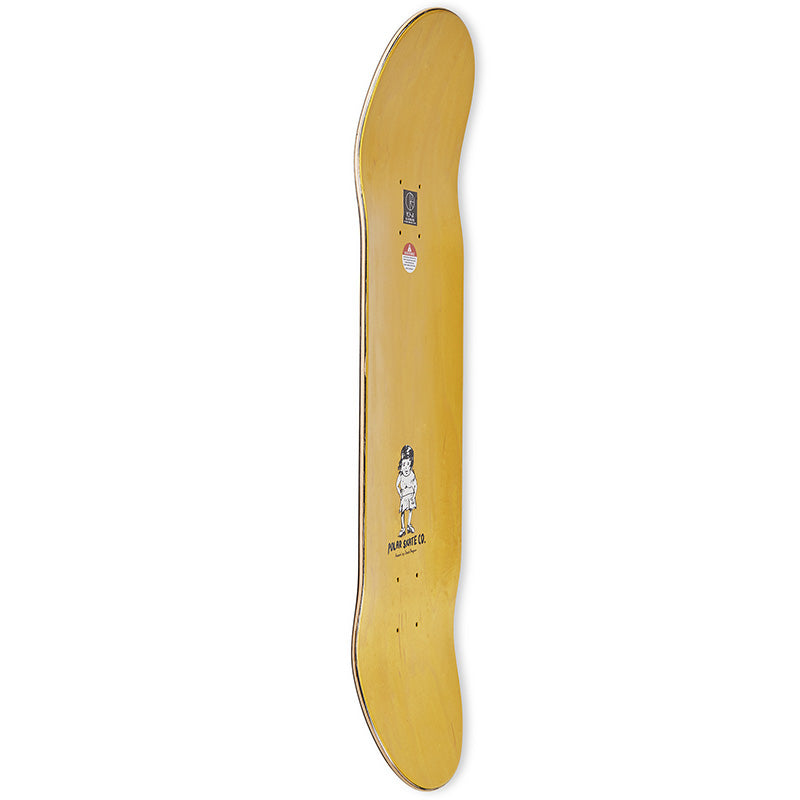 Polar Nick Bosserio Year 2020 Skateboard Deck Yellow 8.5