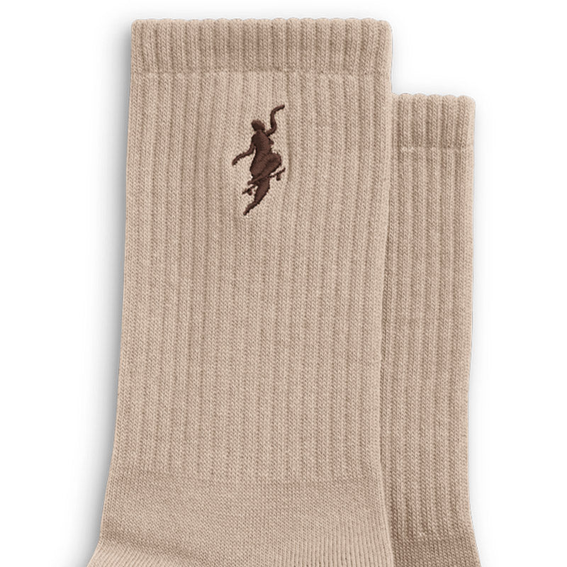 Polar No Comply Socks Sand/Brown