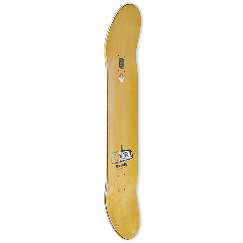 Polar Oskar Rozenberg Drivers License Skateboard Deck Yellow 8.375