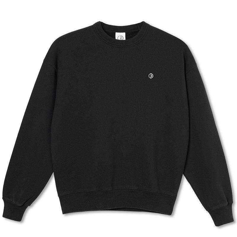 Polar Patch Crewneck Sweater Black