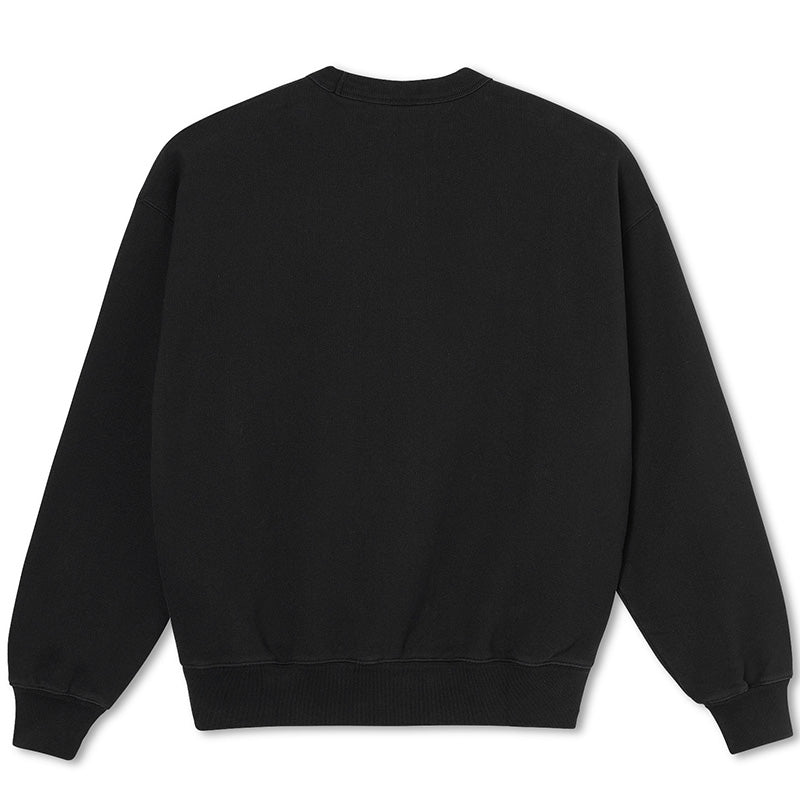 Polar Patch Crewneck Sweater Black