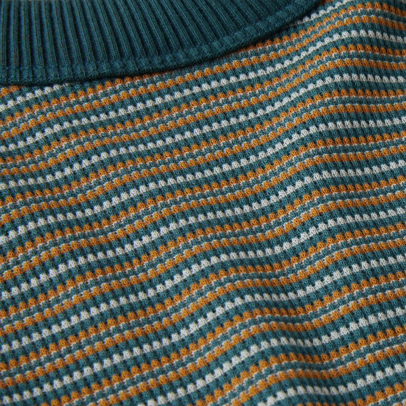 Polar Stripe Shin T-Shirt Teal