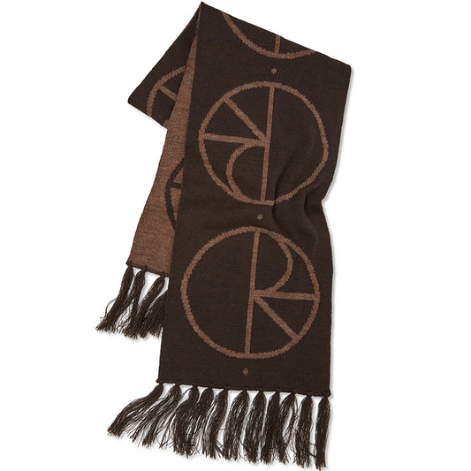 Polar Stroke Logo Scarf Brown