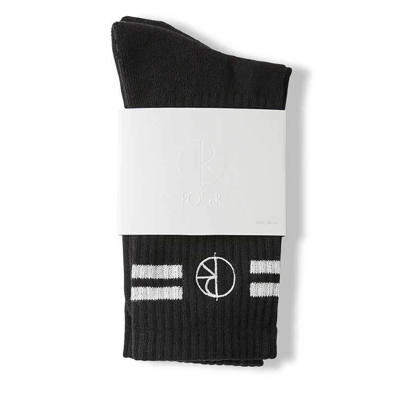 Polar Stroke Logo Socks Black