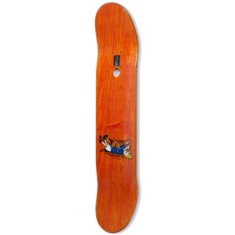 Polar Team Model Basketball Skateboard Deck Assorted Woodstain 8.25