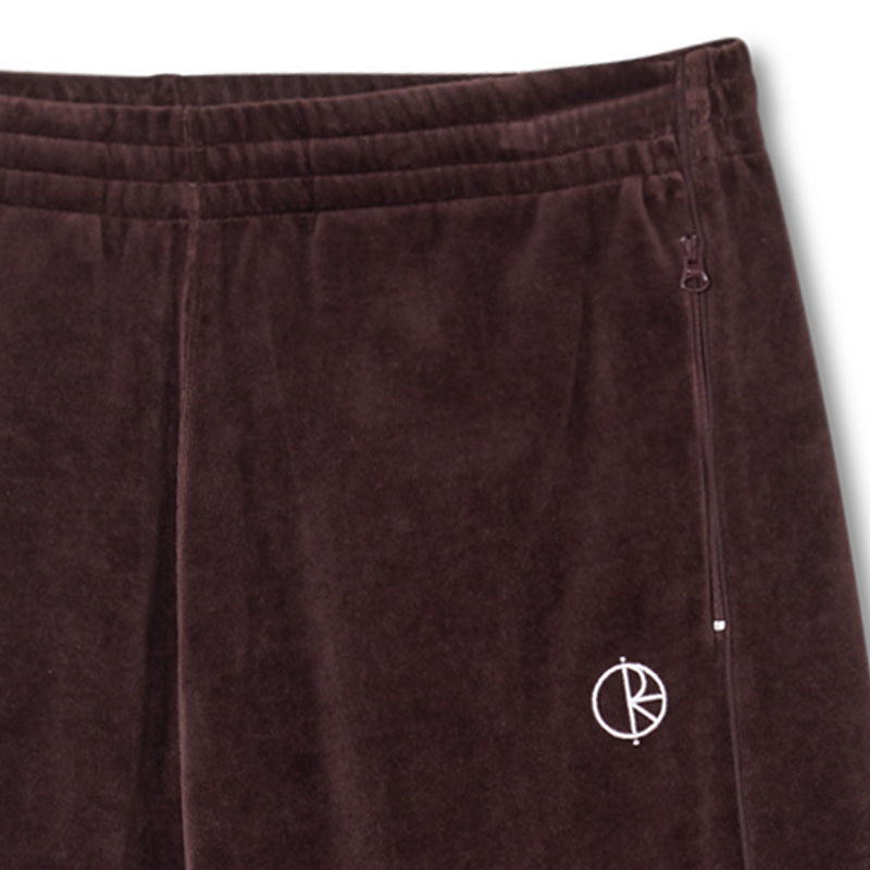Polar Velour Track Pants Bordeaux