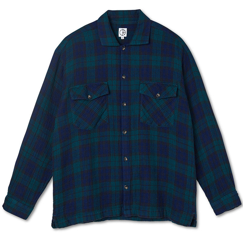 Polar Waffle Shirt Teal