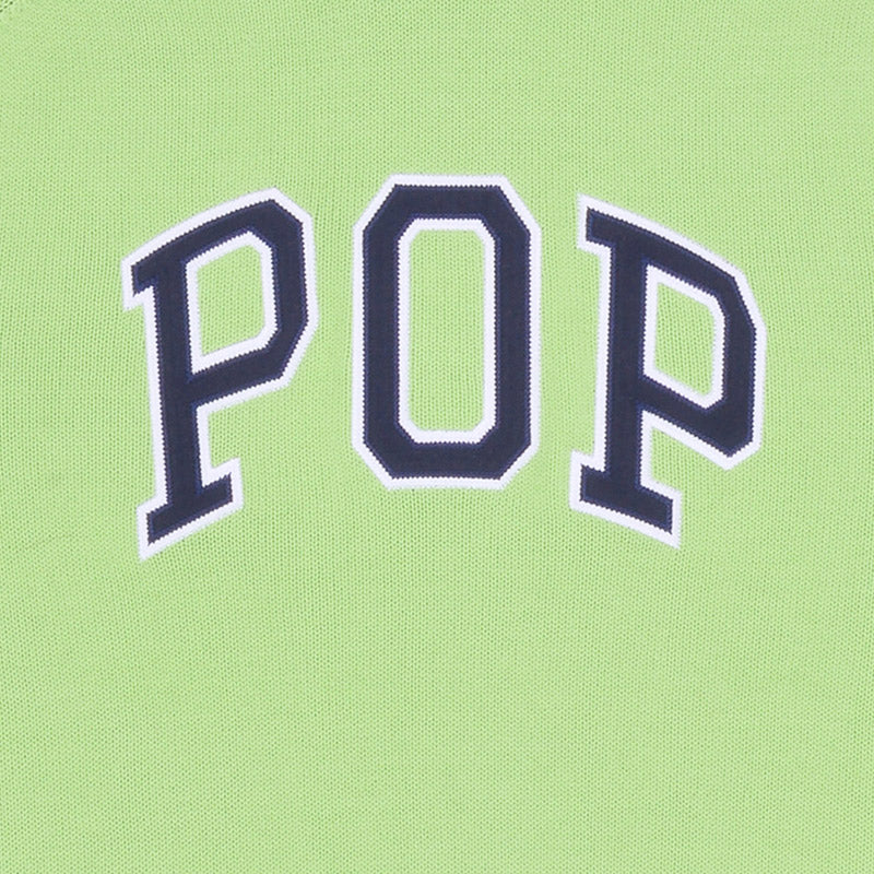 POP Arch Knitted Crewneck Sweater Jade Lime