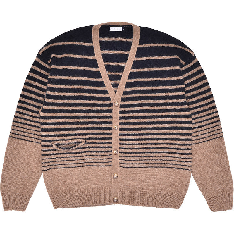 POP Knitted Cardigan Sesame/Black