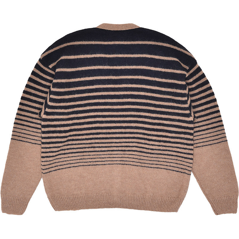 POP Knitted Cardigan Sesame/Black
