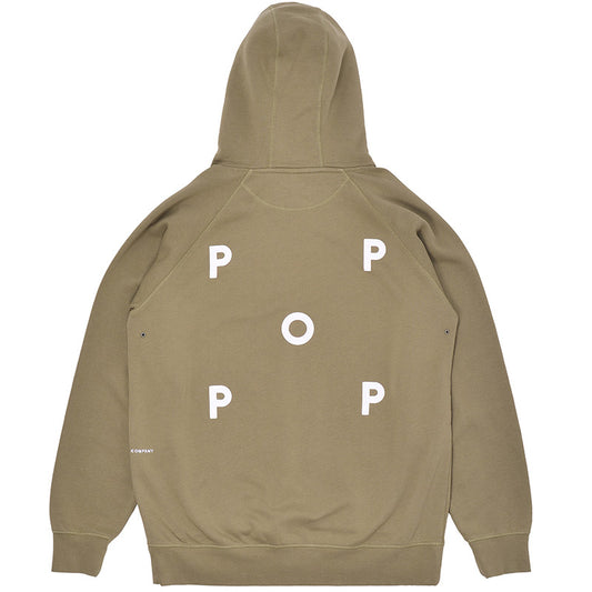 POP Logo Hoodie Olivine