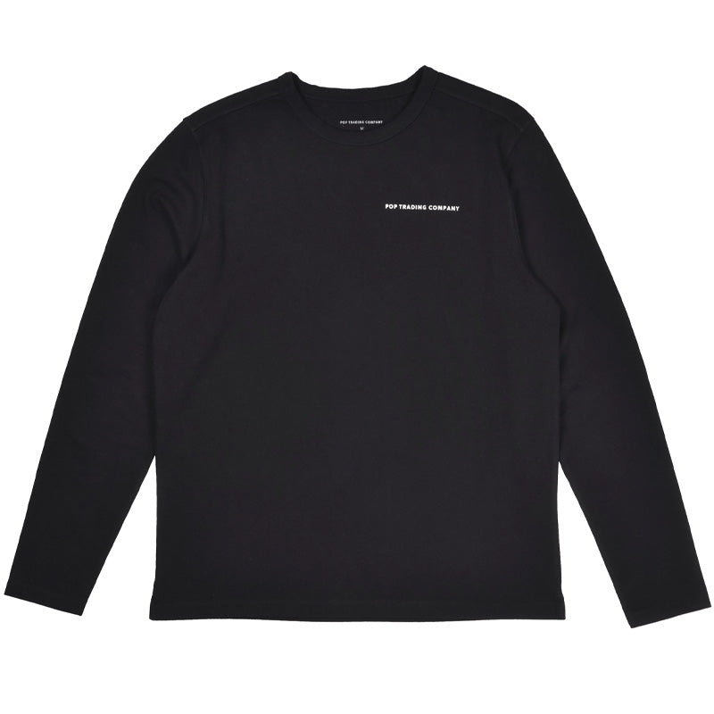 POP Logo Longsleeve T-Shirt Black/White