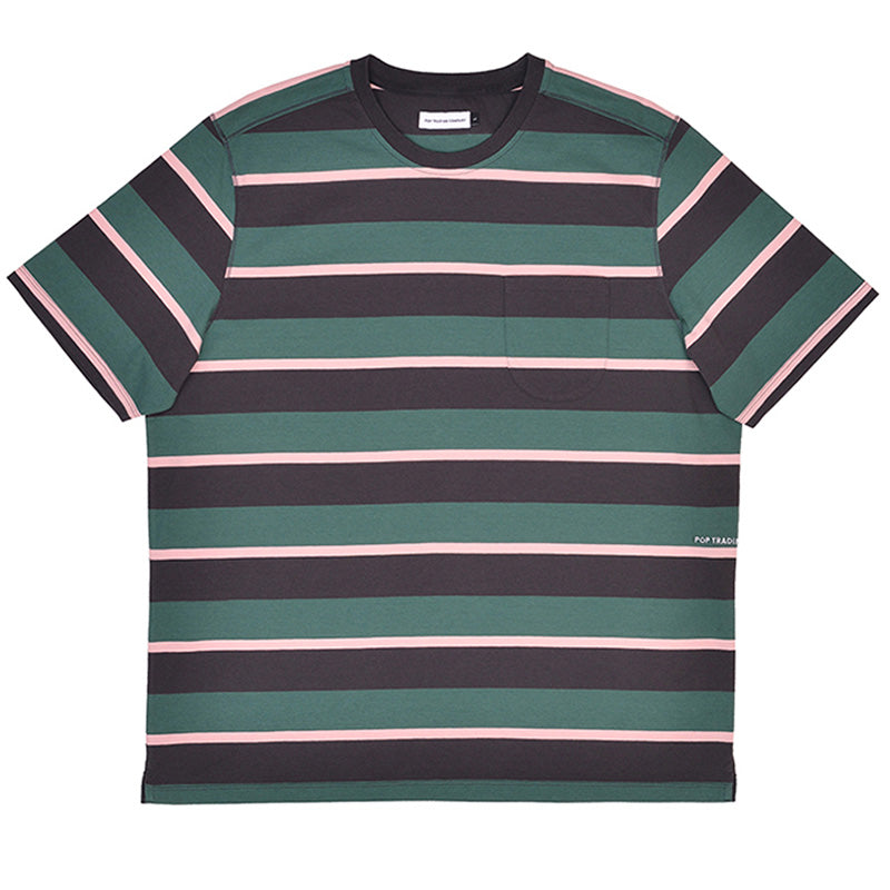 POP Striped Pocket T Shirt