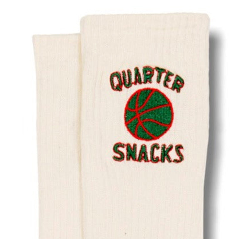 Quartersnacks Ball is Life Socks Cream