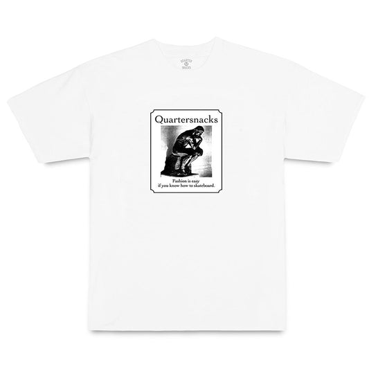 Quartersnacks Thinker T-Shirt White