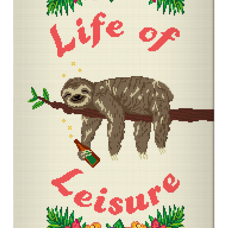 Real Chima Cross Stitch Skateboard Deck Cream 8.06