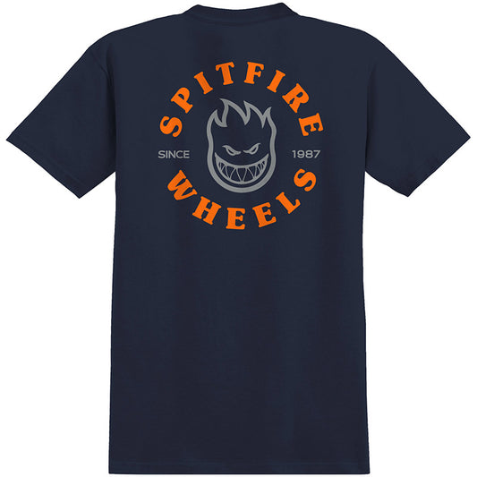 Spitfire Bighead Classic Pocket T-Shirt Navy