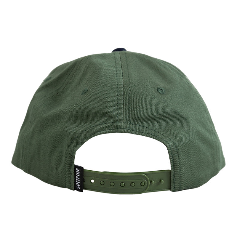 Spitfire Bighead Fill Snapback Cap Dark Green/Gold
