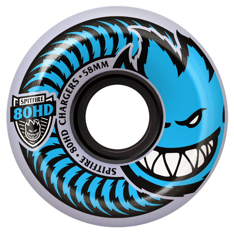 Spitfire Charger Conical Clear Wheels 80HD 54mm