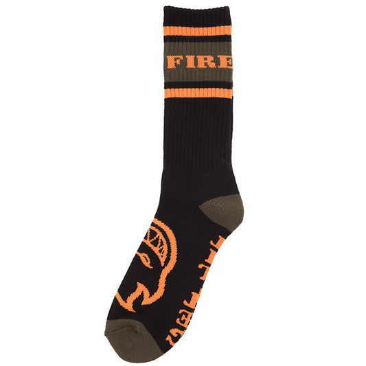 Spitfire Classic 87' Bighead Sock Black/Orange/Olive