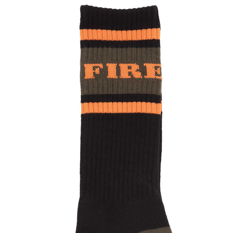 Spitfire Classic 87' Bighead Sock Black/Orange/Olive