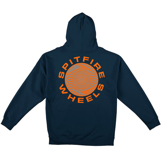 Spitfire Classic 87' Swirl Hoodie Deep Navy