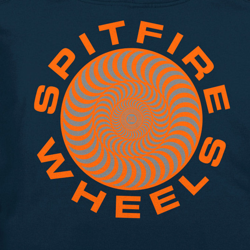 Spitfire Classic 87' Swirl Hoodie Deep Navy