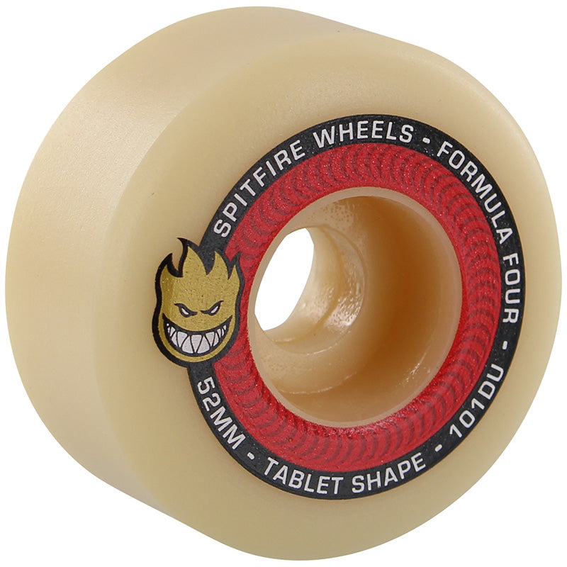 Spitfire Formula Four Tablets Wheels Natural 101D 52mm