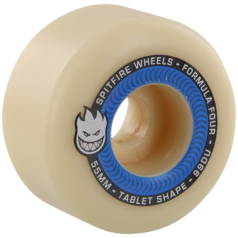 Spitfire Formula Four Tablets Wheels Natural 99D 55mm
