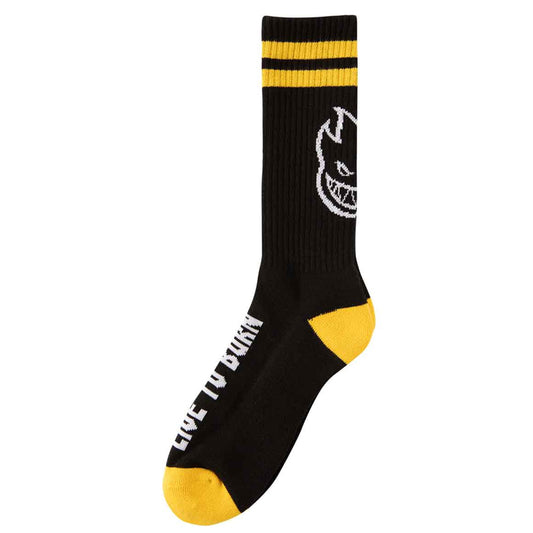 Spitfire Heads Up Sock Black/Yellow/White
