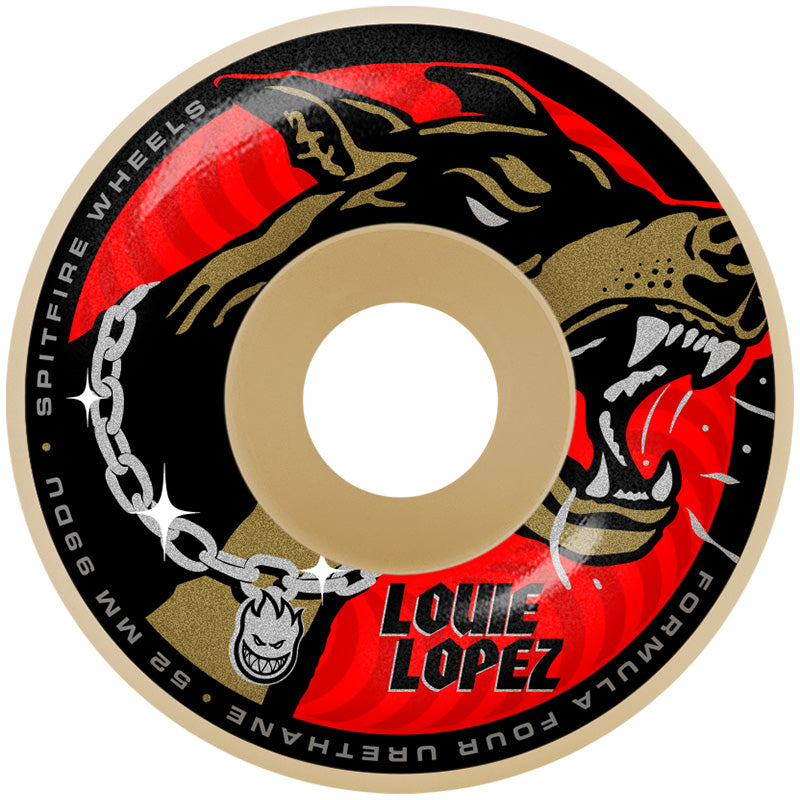 Spitfire Formula Four Louie Unchained Classic Wheels 99D 52mm