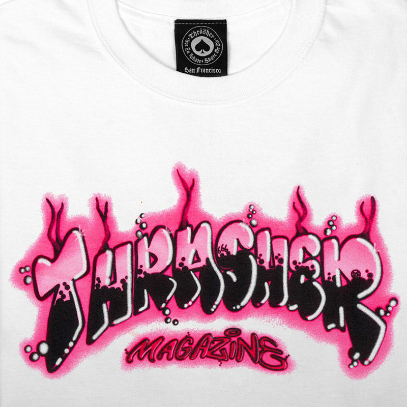 Thrasher Airbrush T-Shirt White