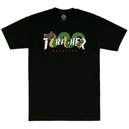 Thrasher Aztec T-Shirt Black