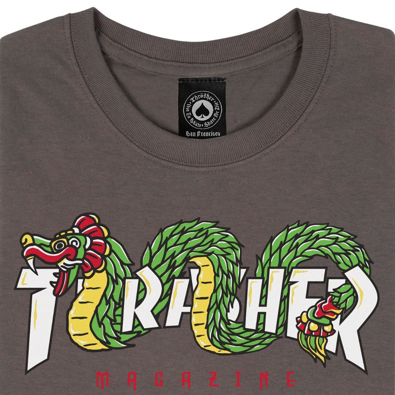 Thrasher Aztec T-Shirt Charcoal