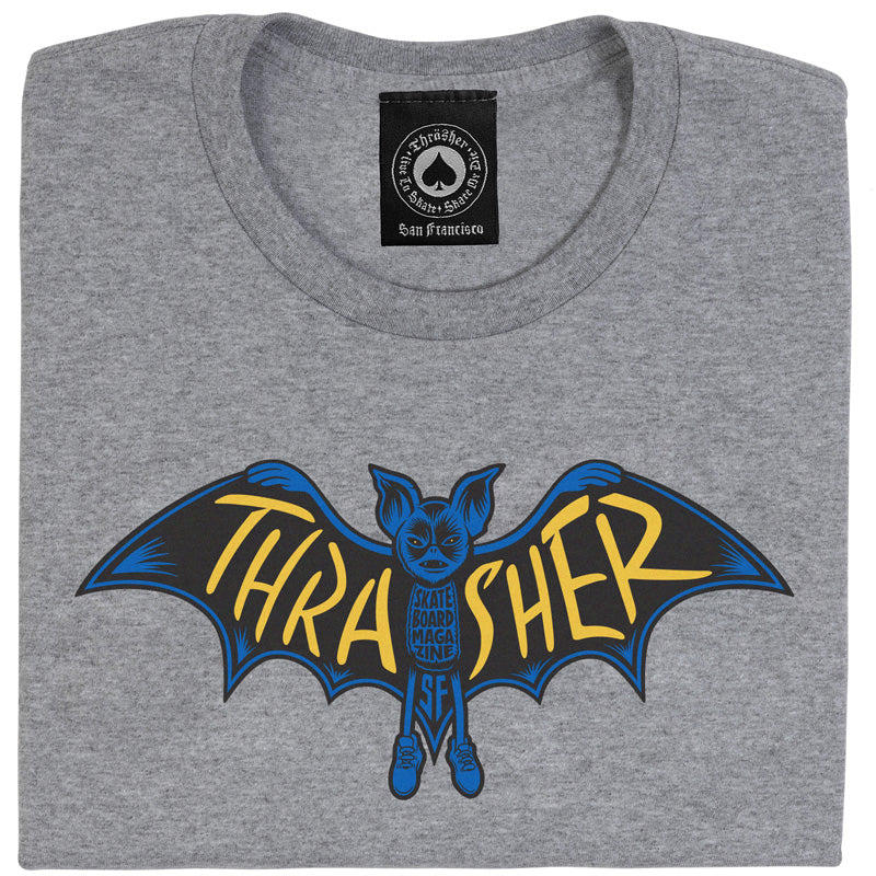 Thrasher Bat T-Shirt Ash