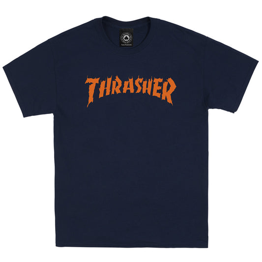 Thrasher Burn It Down T-Shirt Navy