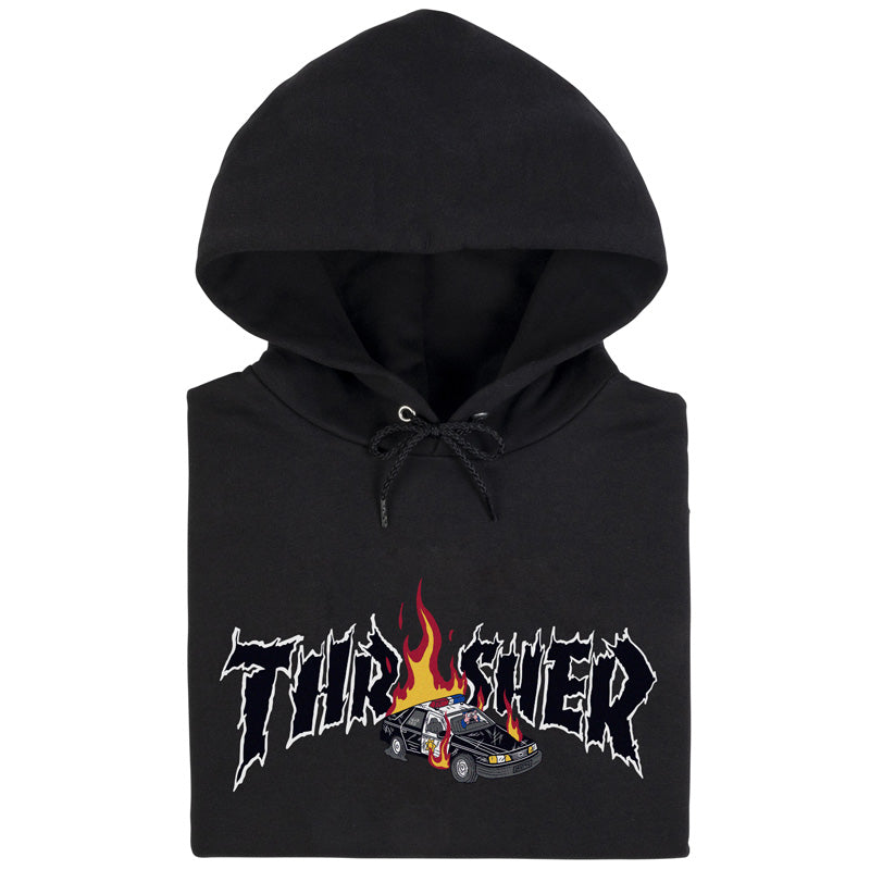 Thrasher Cop Car Hoodie Black