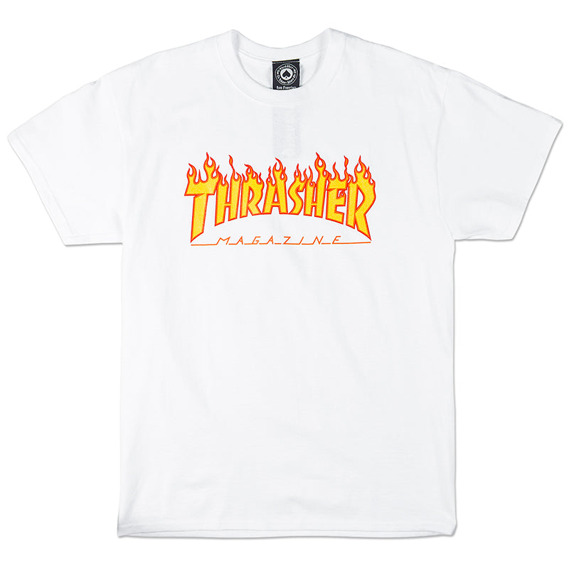 Thrasher Flame T-Shirt White