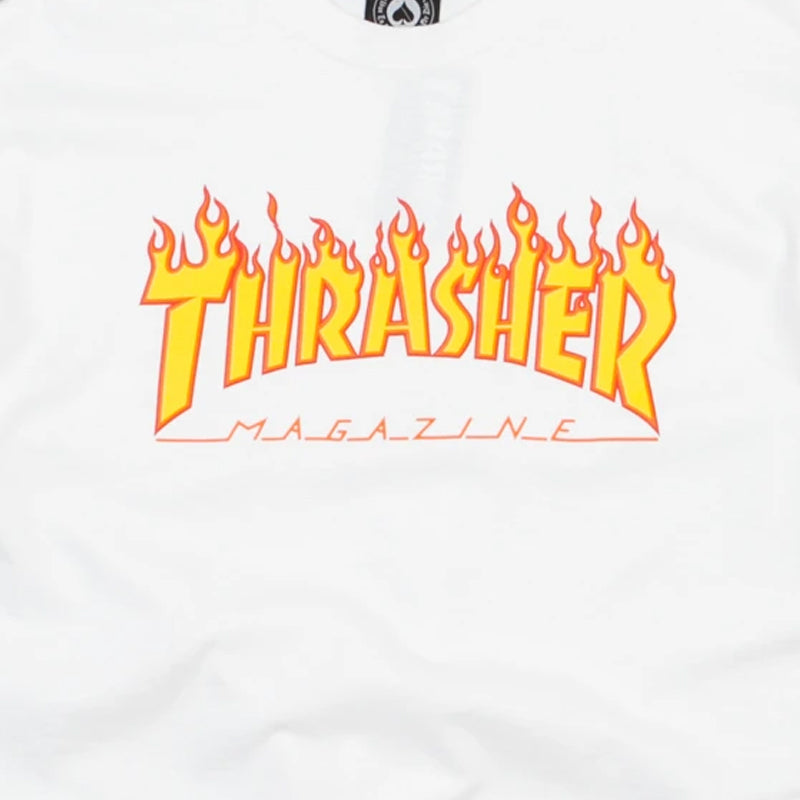 Thrasher Flame T-Shirt White