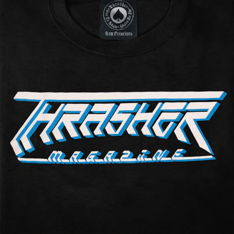 Thrasher Future Logo T-shirt Black