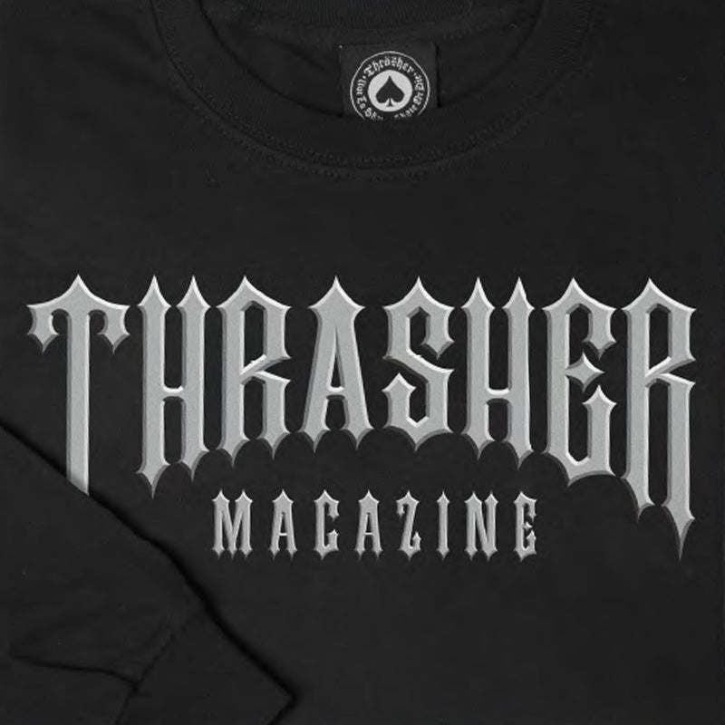 Thrasher Low Low Logo Longsleeve T-shirt Black