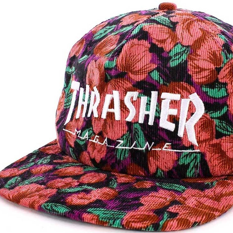 Thrasher Mag Logo Snapback Pink Floral