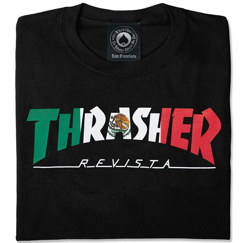 Thrasher Mexico T-Shirt Black