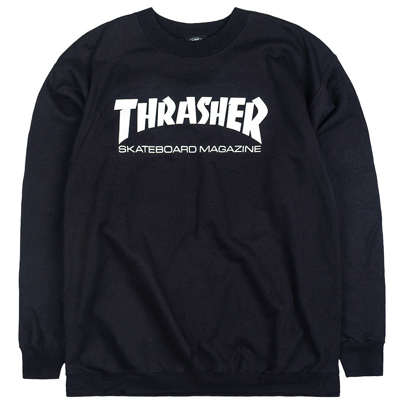 Thrasher Skate Mag Crewneck Sweater Black