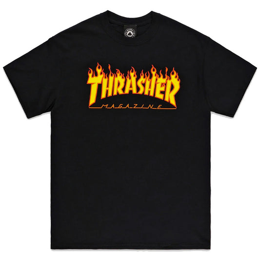 Thrasher Youth Flame T-Shirt Black