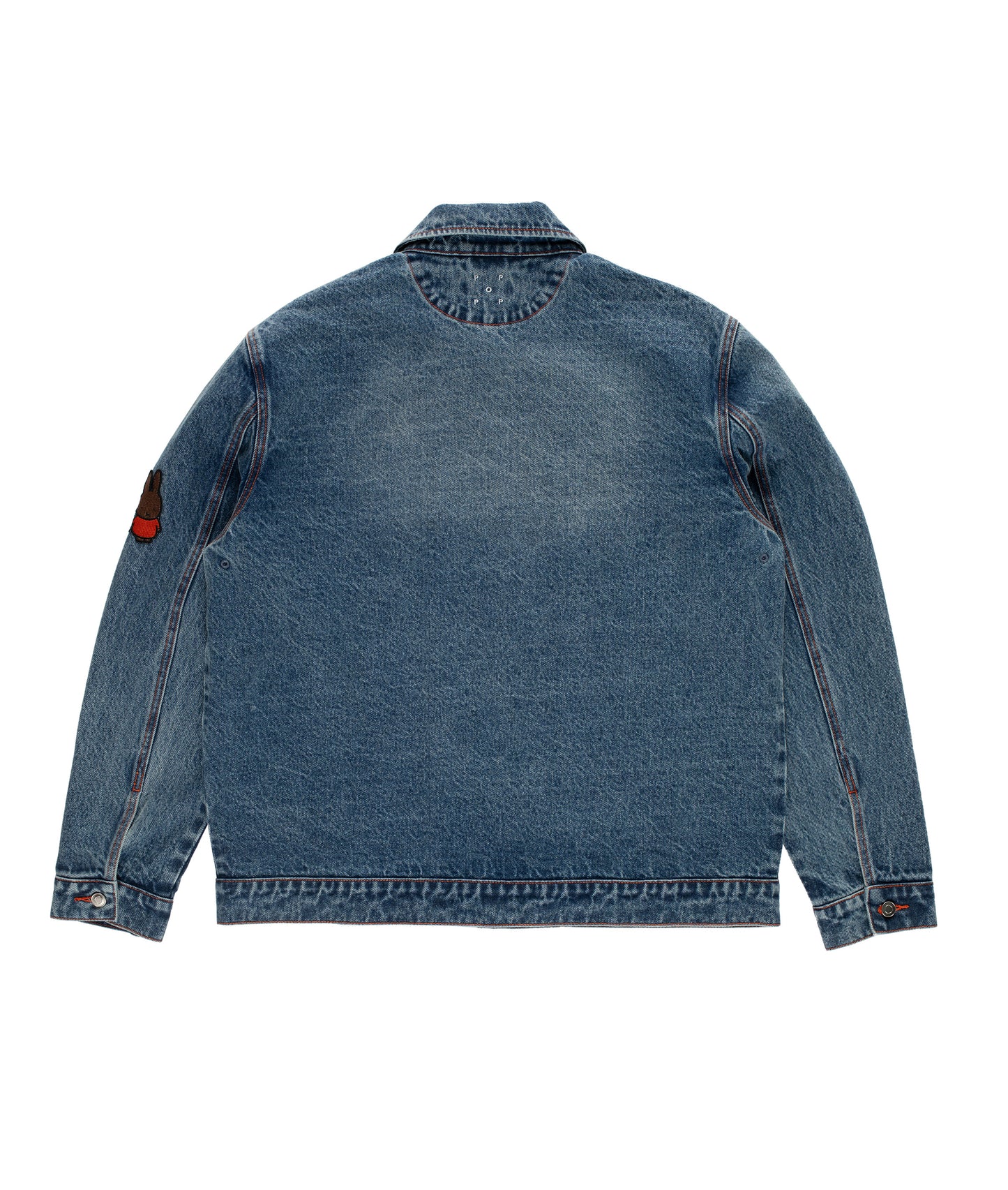 POP x Miffy Full Button Denim Jacket Stonewashed
