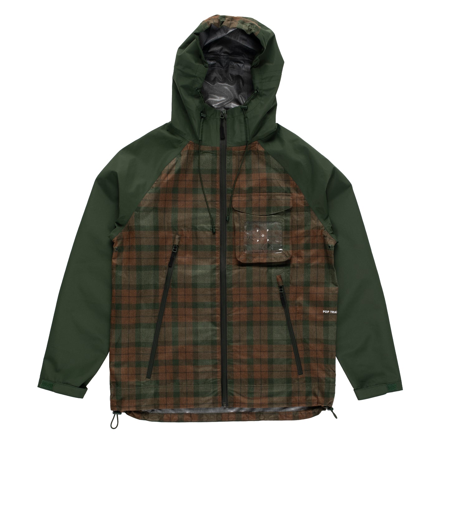 POP Checked Oracle Jacket Duffel Green