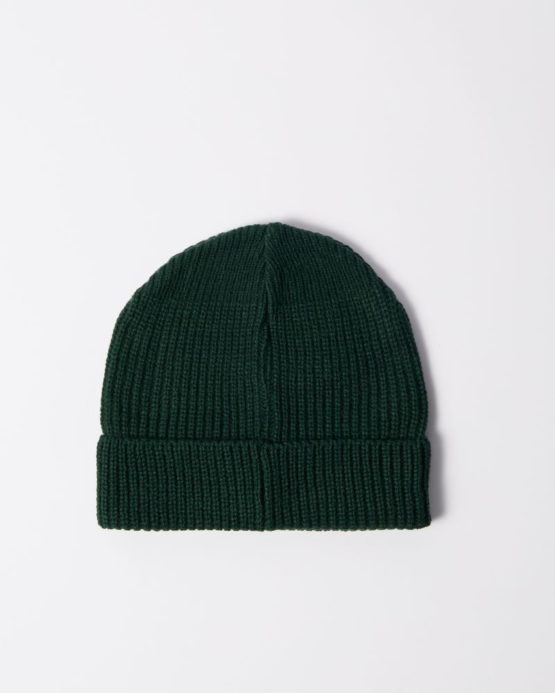 By Parra Lowercase Script Logo Beanie Pine Green